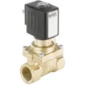 Burkert Magneetventiel NC Messing NBR 0.2-16bar/3-232psi 230VAC Anti-Waterslag 6281 287520