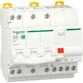 Schneider Electric Schneider Resi9 Rcbo 3P+N 25A B-Curve 300mA 6kA - R9D64725