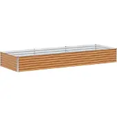 vidaXL Verhoogde plantenbak Lichtbruin 290 x 100 x 36 cm