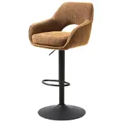 Meubelplaats Barstoel Cowley draaibaar & verstelbaar - Roest - barstoelen set van 2