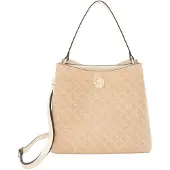 L.credi schoudertas Filiberta Hobo Bag White Sand beige