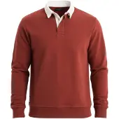OMBRE Sportsweatshirt bordeaux / wit