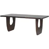 MySons Eetkamertafel Handai | hout bruin 180x77x90 cm eettafels | NADUVI