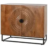 MySons Wandkast Maya 2-deurs | hout naturel 90x90x40 cm wandkasten | NADUVI