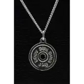 MOOYE ® - Collectie Zilveren Halter ketting hanger - schijf 5 kg