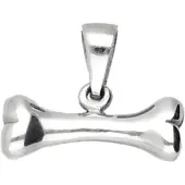 MOOYE ® - Collectie Zilveren Hondenbot massief kettinghanger