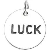 MOOYE ® - Collectie Zilveren Luck kettinghanger