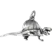 MOOYE ® - Collectie Zilveren Dinosaurus Dimetrodon ketting hanger