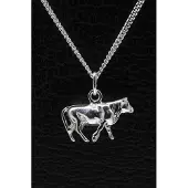 MOOYE ® - Collectie Zilveren Koe ketting hanger