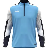 Jako Dynamic Trainingstrui 1/4-Zip Lichtblauw Wit Donkerblauw