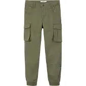 Name It Kids Broek 'Bamgo' olijfgroen