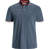 Jack & Jones Plus Size Effen Polo Shirt EU5XL US3XL Blauw