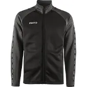 Craft Trainingsjack Men Squad 2.0 Full Zip Black Granite-XL