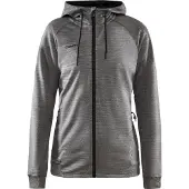 Craft Adv Unify Fz Hood Dames Dark Grey Melange maat S dames