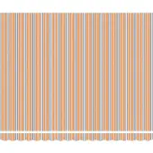 vidaXL Uitschuifbare luifel Meerkleurig 400 × 300 cm Stof en Aluminium