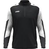 Jako Dynamic Trainingstrui 1/4-Zip Kids Zwart Wit Grijs