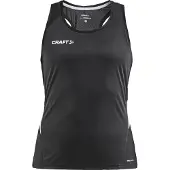 Craft Tanktop Women Pro Control Impact Singlet W Black White-XS
