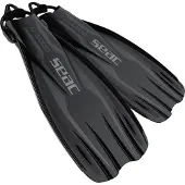 Seac Sub U1000 Diving Fins Bungee Strap Zwart XL-2XL