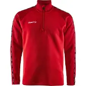 Craft Trainingsjack Men Squad 2.0 Half Zip Bright Red Express-L