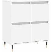 vidaXL Dressoir 60x35x70 cm bewerkt hout wit