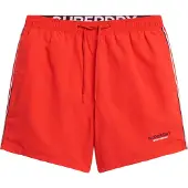 Superdry - Sportswear zwemshort met borduursel - 38 cm - Heren - Zwembroeken