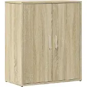 vidaXL Dressoir 60x31x70 cm bewerkt hout sonoma eikenkleurig