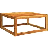 vidaXL Tuintafel 65x65x29 cm massief acaciahout