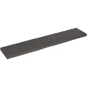 vidaXL Tafelblad natuurlijke rand 180x40x(2-6)cm eikenhout donkerbruin