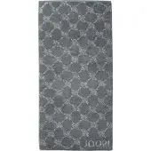 JOOP! Handdoeken Cornflower Douchehanddoek Antraciet 80 x 150 cm