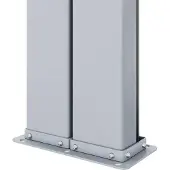 vidaXL - Windscherm - uittrekbaar - 200x1200 - cm - blauw