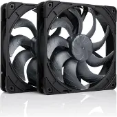 Noctua NF-A14x25 G2 PWM Sx2-PP chromax.black | Behuizingsventilator