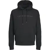 Jack&Jones PLUS Plus Size Logo Hoodie EU3XL US1XL Zwart