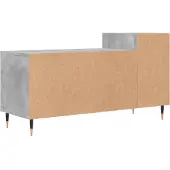 vidaXL Tv-meubel 100x35x55 cm bewerkt hout betongrijs