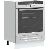 vidaXL Ovenkast Kalmar bewerkt hout grijs sonoma eiken