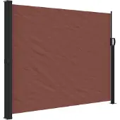 vidaXL Windscherm uittrekbaar 140x600 cm bruin