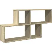 vidaXL Wandschap 100x20x53 cm bewerkt hout sonoma eikenkleurig
