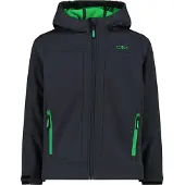 CMP Fleece met vaste capuchon kind Softshell | Maat 5 ans