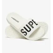 Superdry Muiltjes 'Core' zwart / wit