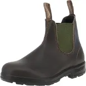 Blundstone - Stout Brown Leather With Olive Elastic #519 - Hoge schoenen 6, grijs