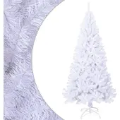 vidaXL Kunstkerstboom met dikke takken 180 cm PVC wit