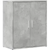 vidaXL Dressoir 60x31x70 cm bewerkt hout betongrijs