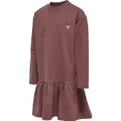 Hummel Sigrid Long Sleeve Dress Roze 104 cm Meisje