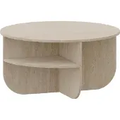 En.casa Salontafel Reykhon rond Ø80x41 cm travertijn []