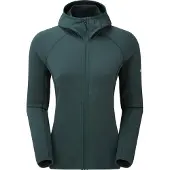 Montane F Protium Hoodie, fleecetrui, dames, donkergroen