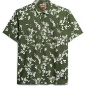 Superdry Overhemd donkergroen / wit