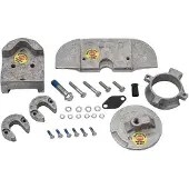 Quicksilver Aluminium Anode Set Select Mercruiser Alpha One Gen Ii Newer 888755q03 Zilver