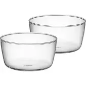 Dorre Seria Serveerkom Ø10 Cm Pak Van 2 - Serveerkommen Glas Clear - 5-9184