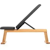 Nohrd WeightBench Halterbank Eiken, leer zwart
