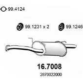 ASSO 16.7008 Einddemper