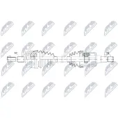 NTY NPW-FR-211 Aandrijfas